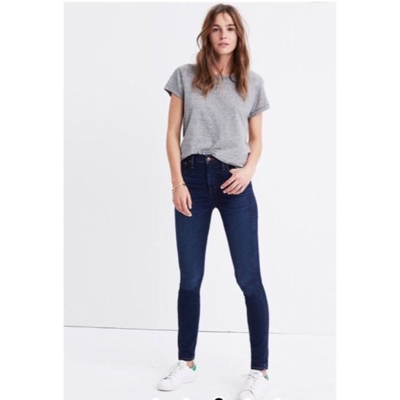 high rise madewell jeans
